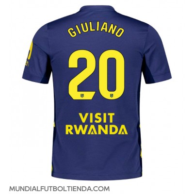 Camiseta Atletico Madrid Giuliano Simeone #20 Segunda Equipación Replica 2025-26 mangas cortas Camiseta Atletico Madrid Giuliano Simeone #20 Segunda Equipación Replica 2025-26 mangas cortas